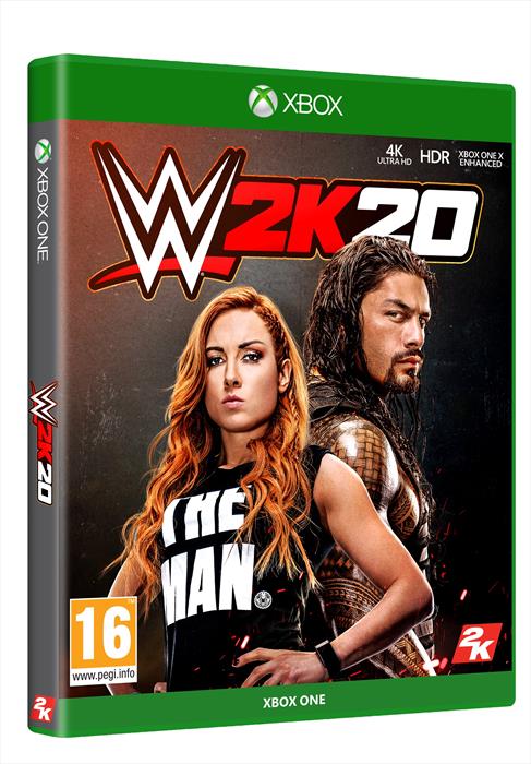 take-two-2k-swx10597-wwe-2k20-per-xbox-one-videogioco-sport TAKE TWO 2K SWX10597 WWE 2K20 per Xbox One Videogioco Sport Carriera Torri 2K Showcase Women's Evolution Match Mixed Tag PEGI 16 colore Nero