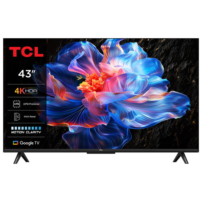 tcl-43p69k-serie-p69k-smart-tv-4k-ultra-hd-43-google-tv-hd TCL 43P69K Serie P69K Smart TV 4K Ultra HD 43'' Google TV HDR10+ Dolby Audio Direct-LED colore Nero