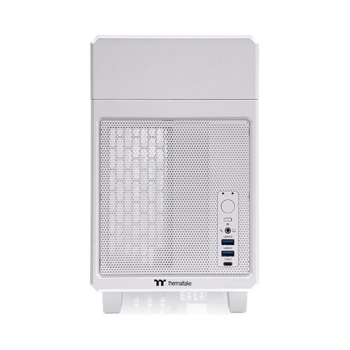 Thermaltake CA-11A-00S6NN-00 TR100 Case Mini Tower Mini ITX Compatibilita' Scheda Madre 2 Vani 2.5'' 36 cm Lunghezza Massima Scheda Grafica colore Bia