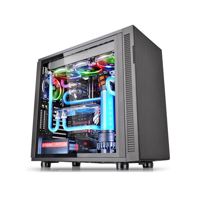 Thermaltake CA-1E3-00M1WN-03 Suppressor F31 Tempered Glass Edition Midi Tower con Vetro Temperato 10 Slot Espansione 3 Bay 3.5'' 3 Bay 2.5'' colore Ne