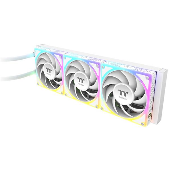 Thermaltake CL-W454-PL12SW-A MAGCurve 360 Ultra Raffreddamento a Liquido AIO ARGB 3x120mm Display AMOLED 6.67'' 365W TDP colore Bianco