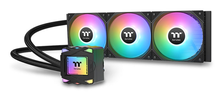 Thermaltake CL-W459-PL12SW-A Kit Raffreddamento a Liquido 360 ARGB Ventola 12 cm Nero