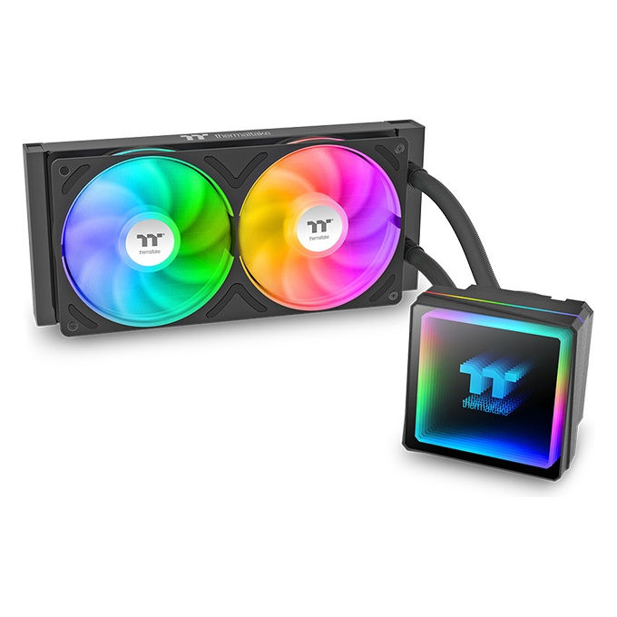 Thermaltake CL-W465-PL12SW-A TH240 V3 ARGB Dissipatore a liquido All-in-One 240 mm 2 ventole 12 cm Nero - Nero