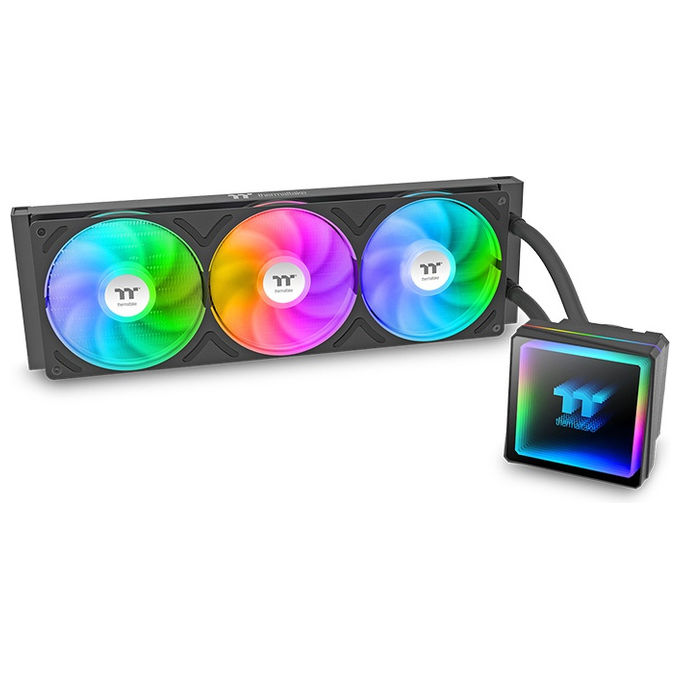 Thermaltake CL-W466-PL12SW-A TH360-S V3 Dissipatore a Liquido Tutto in Uno 360 mm ARGB Sync colore Nero