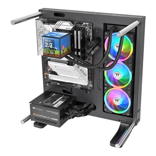 Thermaltake CL-W481-PL12SW-A MINECUBE 360 Ultra Dissipatore a Liquido AIO 3 ventole 12 cm 2000 rpm 32,5 dB colore Nero