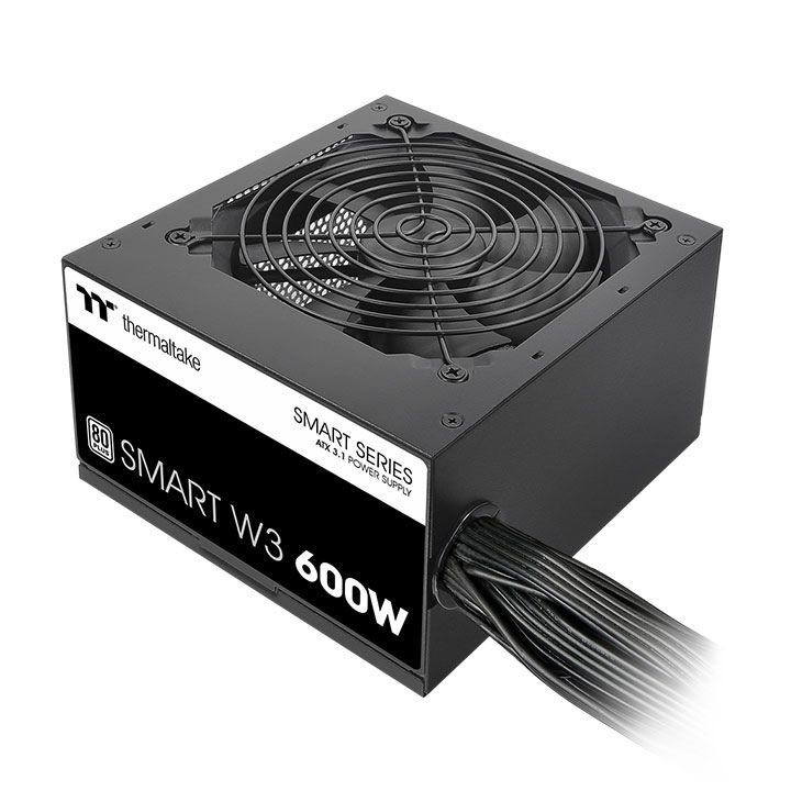 Thermaltake PS-SPW-0600NNFAWE-1 Smart W3 Alimentatore 600 W ATX 80 PLUS Non Modulare colore Nero