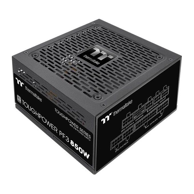 Thermaltake PS-TPD-0850FNFAPE-3 Toughpower PF3 Alimentatore PC 850W ATX 3.0 PCIe Gen 5 80 Plus Platinum Modulare colore Nero