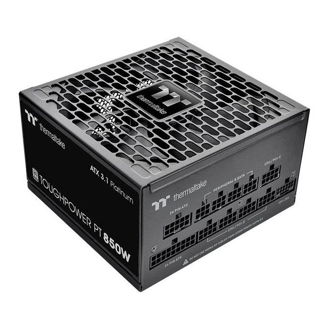 Thermaltake PS-TPP-0850FNFAPE-1 Toughpower PT Alimentatore PC ATX 3.1 850W 80 PLUS Platinum Fully Modulare colore Nero - Nero