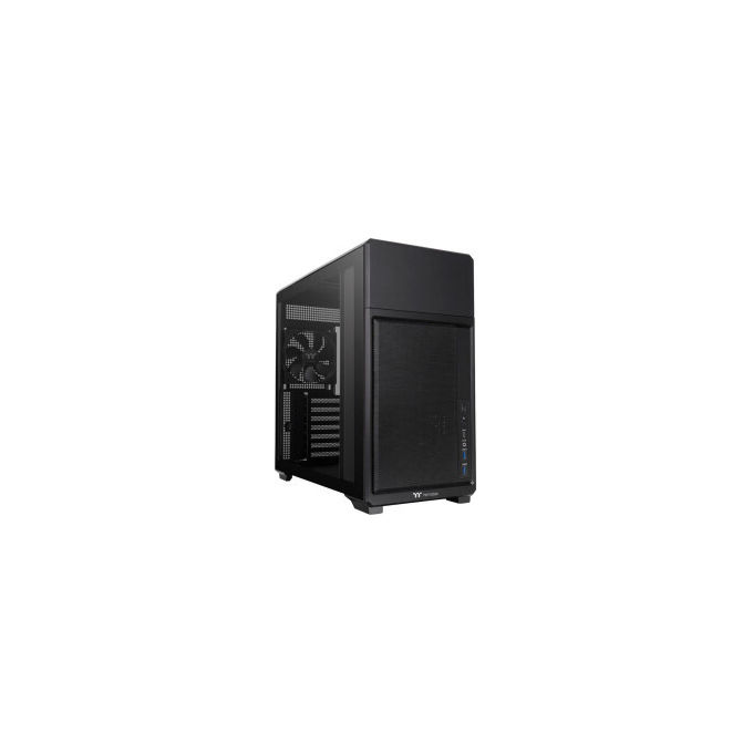 Thermaltake TR300 TG Case Mid-Tower ATX Micro-ATX Mini-ITX Vetro Temperato 3mm GPU fino a 410mm USB 3.2 Gen 2 Type-C colore Nero