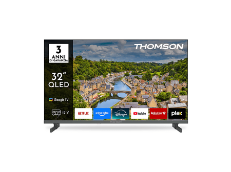 thomson-32fqg3s15c-tv-qled-smart-tv-32-full-hd-process THOMSON 32FQG3S15C TV QLED, SMART TV, 32 ", Full-HD, Processore Arm Cortex-A55*4 1,45 GHz, Classe E