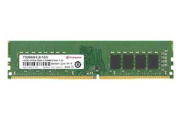 Transcend JM2666HLE-16G JetRam Memoria RAM DDR4 16 GB 2666 MHz 288-pin DIMM Unbuffered Non-ECC CL19 1.2V
