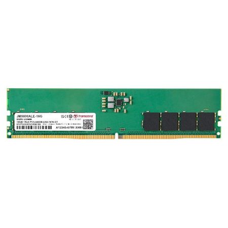 transcend-jm5600ale-16g-jetram-memoria-ram-ddr5-16gb-5600mhz Transcend JM5600ALE-16G JetRam Memoria RAM DDR5 16GB 5600MHz UDIMM 1Rx8 CL46 Non ECC 1.1V