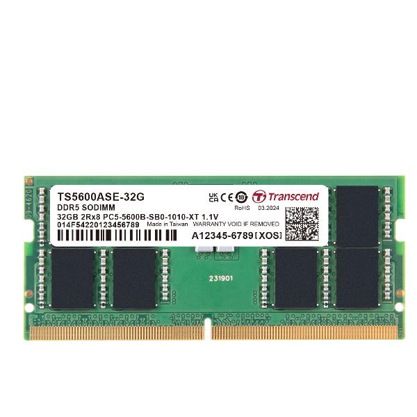 Transcend TS3200HSB-8G Memoria RAM 8 GB DDR4 3200MHz SO-DIMM 260-pin