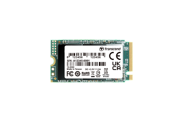 Transcend TS512GMTE400S PCIe SSD 400S SSD M.2 512 GB NVMe 3D NAND PCI Express colore Nero
