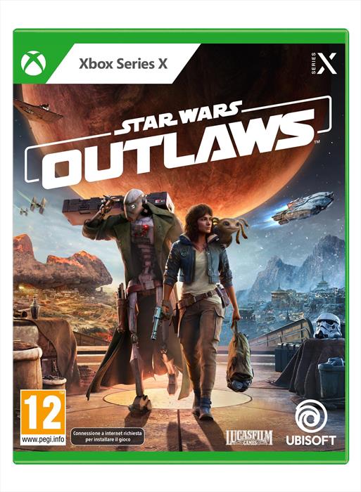 Ubisoft Star Wars Outlaws Gioco Fisico per Xbox Series X Lingua Italiana Data di Uscita 30-08-2024 colore Nero