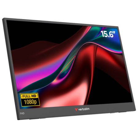 verbatim-32401-monitor-portatile-15-6-full-hd-ips-usb-c-mi Verbatim 32401 Monitor Portatile 15.6'' Full HD IPS USB-C Mini HDMI AMD FreeSync HDR colore Nero