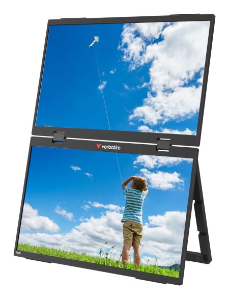 verbatim-monitor-portatile-15-6-fhd-dual-essentials-nero Verbatim Monitor Portatile 15.6'' FHD Dual Essentials Nero