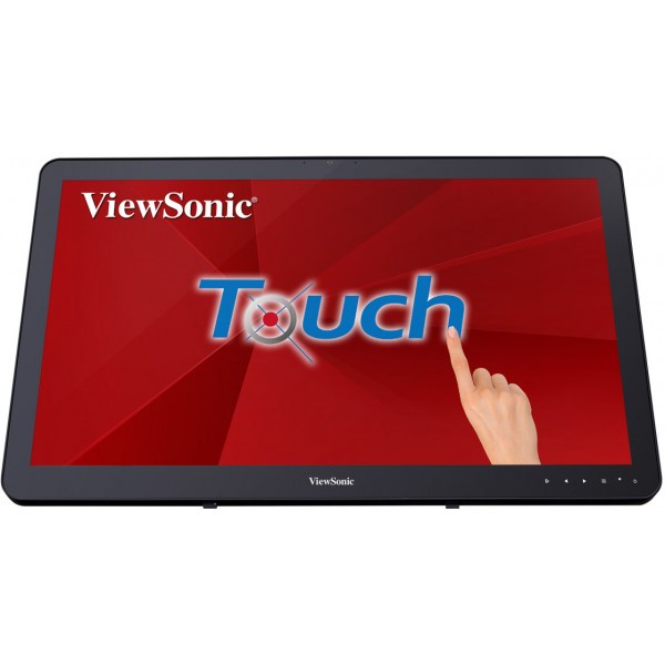 Viewsonic TD2430 Monitor Touch Screen 23.6'' Full HD 1920x1080 VA Multi-Touch 10 Punti Hub USB 3.2 HDMI DisplayPort colore Nero