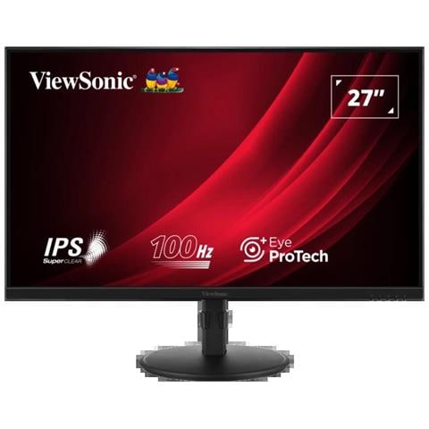 ViewSonic VA2708-HDJ Serie VA Monitor 27'' IPS Full HD 100Hz 5ms Flicker Free VESA 100x100 colore Nero