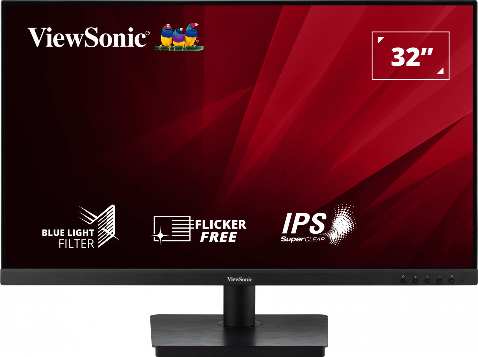 ViewSonic VA3209-2K-MHD Monitor 32'' QHD IPS 2560x1440 75Hz HDMI DisplayPort altoparlanti integrati colore Nero