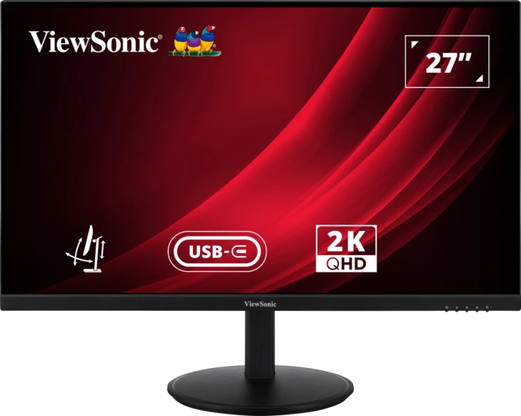 Viewsonic VG2709-2K-MHDU-2 VG Series Monitor PC 27'' QHD IPS 2560x1440 100Hz 4ms HDR10 USB-C Hub USB HDMI DisplayPort colore Nero