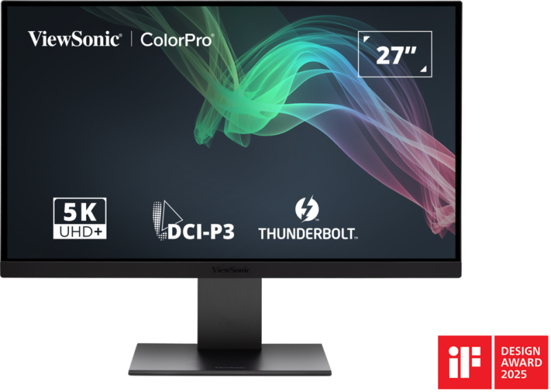 ViewSonic VP2788-5K Monitor PC 27'' 5K Ultra HD IPS LED 500 cd-m² HDR400 Thunderbolt 4 Hub USB colore Nero