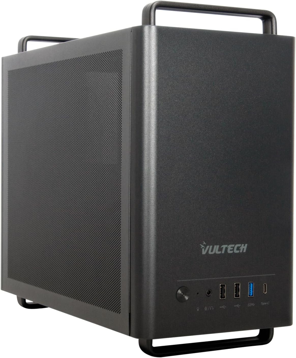 Vultech Case Micro-Atx VCO-M1059-N CON 1X Type-C 1X USB 3.0 + 2X USB 2.0 Nero
