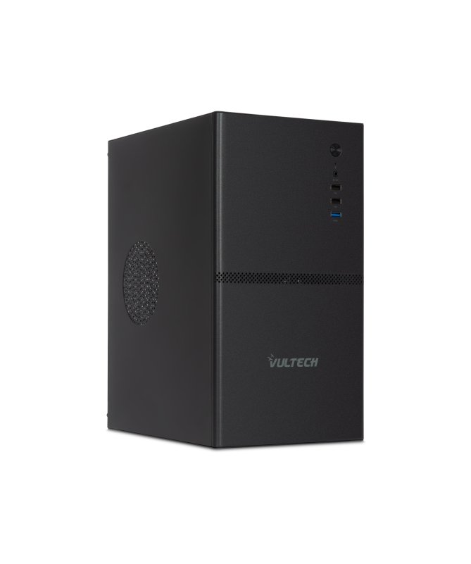 Vultech Case Micro-Atx VCO-M1659P-N CON Alimentatore 1X USB 3.0 + 2X USB 2.0 Nero