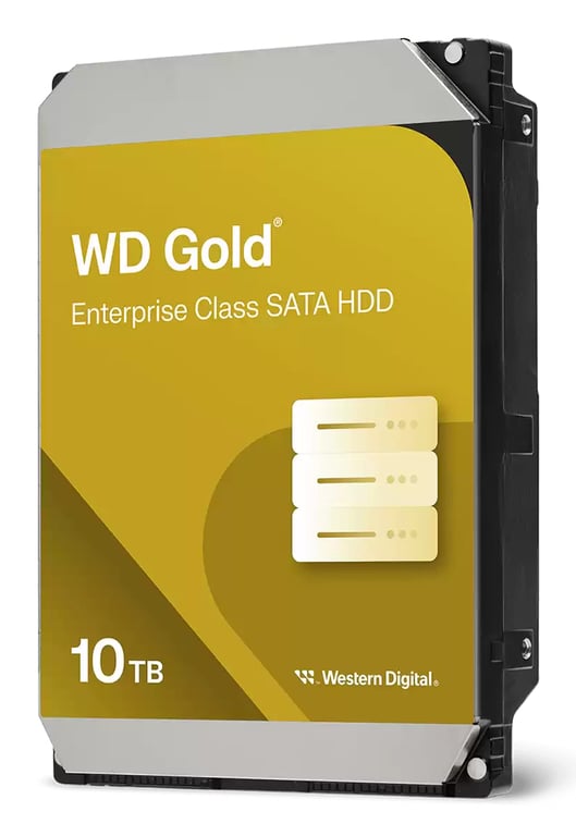 Western Digital WD103KRYZ Gold Hard Disk Interno 10 TB 7200 RPM 3.5” SATA III