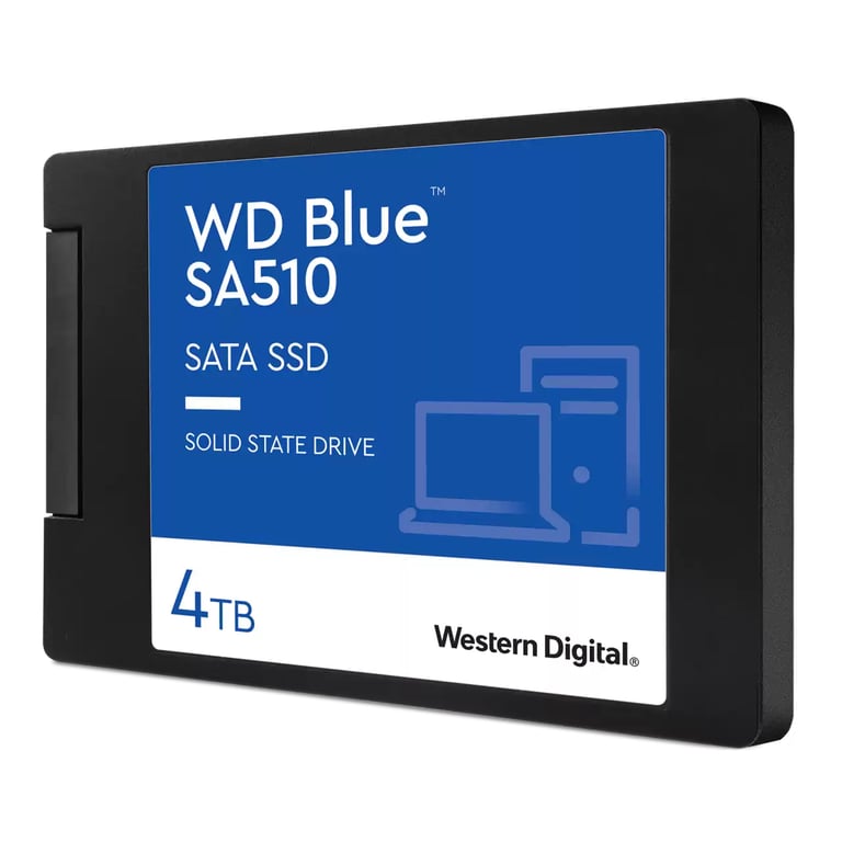Western Digital WDS400T3B0A Blue SA510 SSD Interno 2.5'' SATA 4TB Lettura 560 MB-s Scrittura 520 MB-s